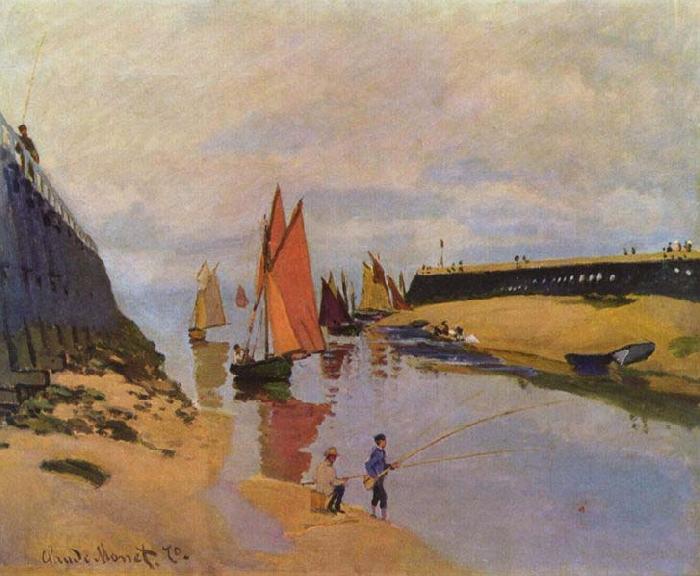 Claude Monet Hafen von Trouville
